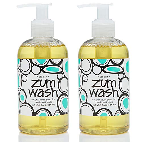 Zum Wash Liquid Soap - Sea Salt - 8 fl oz (2 Pack)