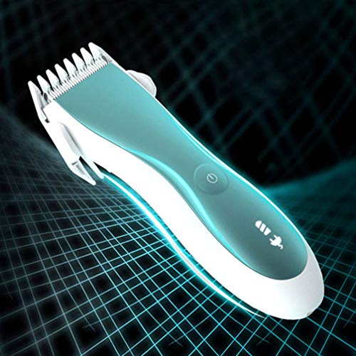 Toddmomy Cortador de cabelo infantil sem fio, recarregável, ferramenta de cuidados para bebês, recém