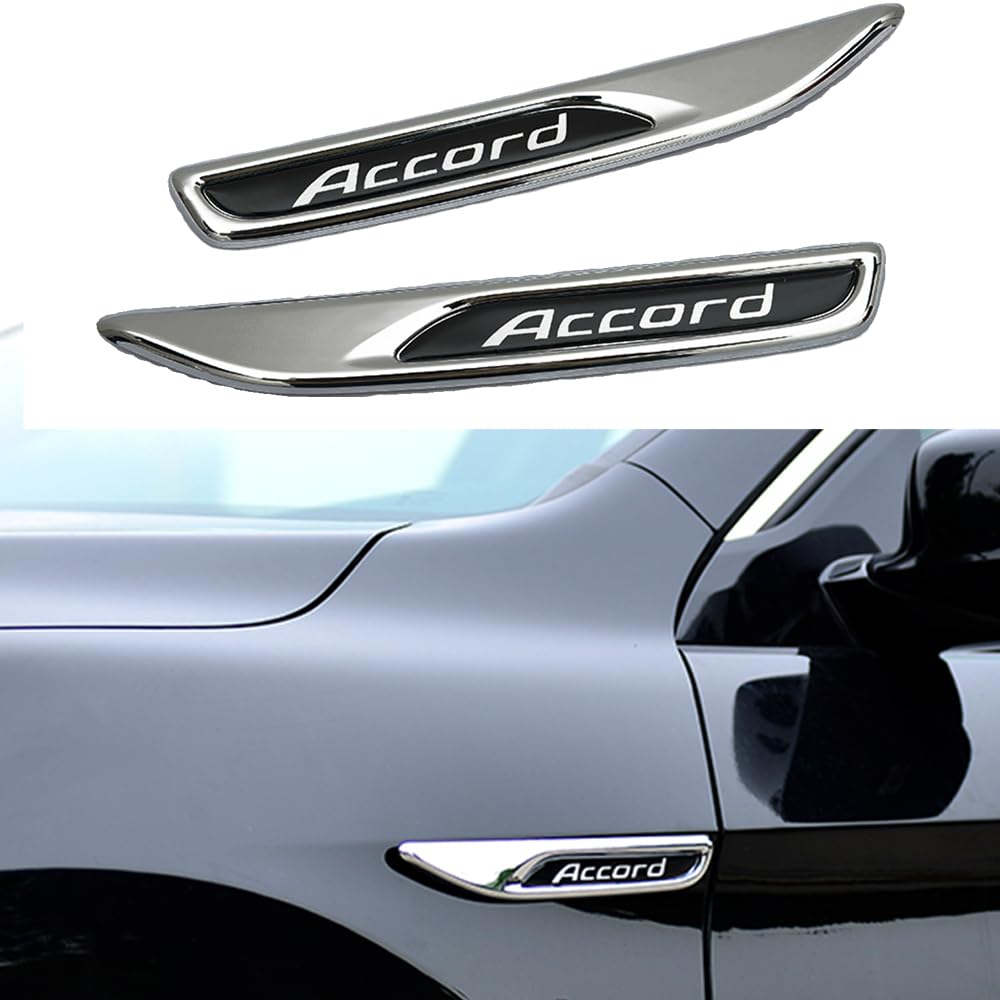 Amazon.com: for Honda Accord 9th 2013-2017 2Pcs ABS Chromed Air