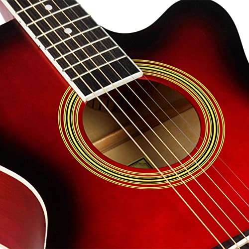 MEIeynt Kit de démarrage pour Guitare Acoustique 6 Cordes Guitarra Acustica Bundle Pack avec Ensemble de Corps en Coupe… - Les Beatles, Paul McCartney, John Lennon, RIngo Starr, George Harrison MEIeynt Kit de démarrage pour Guitare Acoustique 6 Cordes Guitarra Acustica Bundle Pack avec Ensemble de Corps en Coupe… – Image 8
