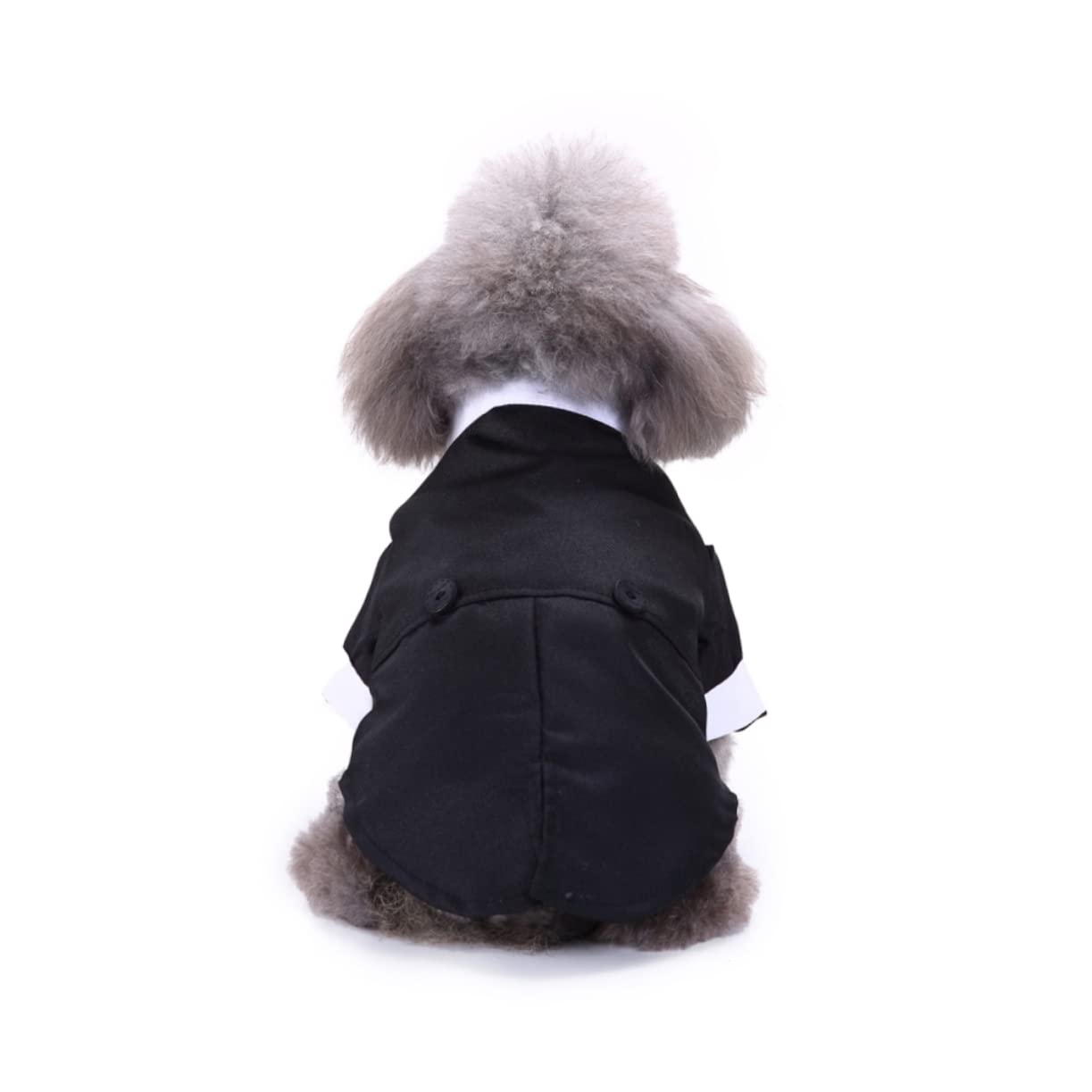 FOMIYES 3stücke Hundekostüm Für Besondere Anlässe Elegantes Schwarzes Anzug-Outfit Mit Fliege XL Komfortable Und Stilvolle Haustierbekleidung Für Hochzeiten Partys Und Feiertage