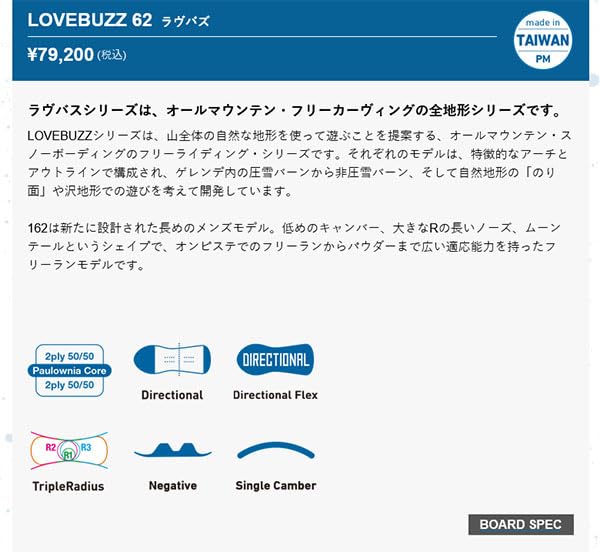Amazon | gray snowboards グレイ スノーボード メンズ LOVEBUZZ 62