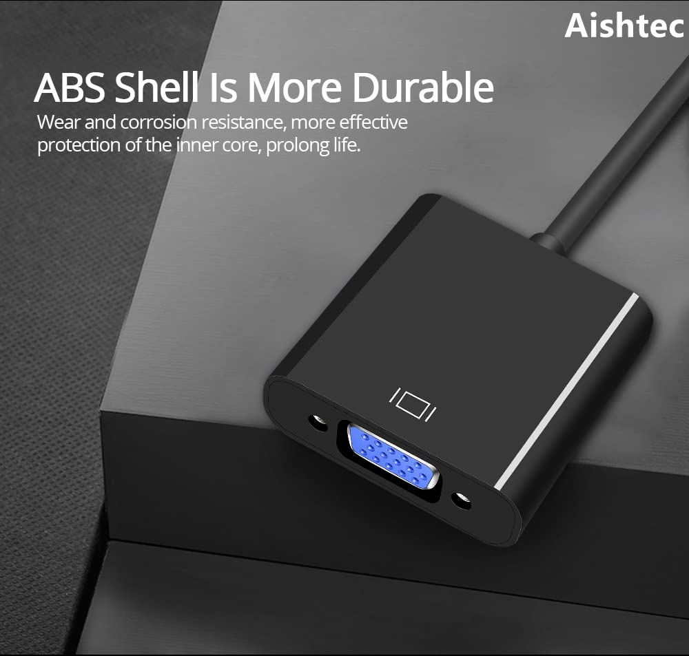 Adaptador de DVI(24+1) a VGA, Cable Convertidor activo de 1080P, de macho a hembra, compatible con 60 Hz y 3D para conectar sistemas DVI(24+1) a pantallas VGA - Nero, 20cm
