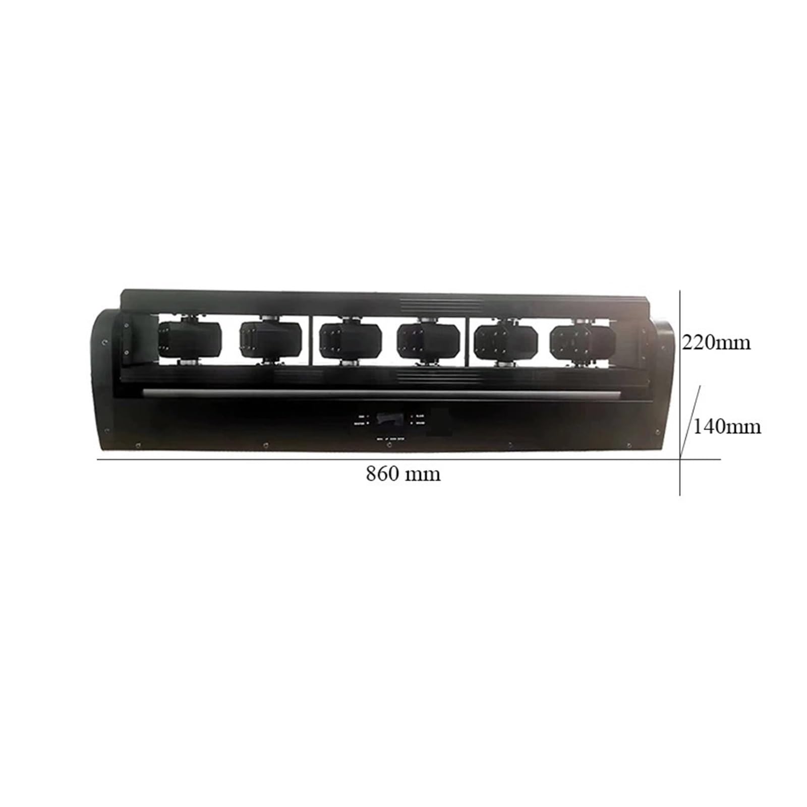 Barre Laser DJ 6 Yeux RGB - Tête Mobile Tri Faisceau, DMX, Neuve
