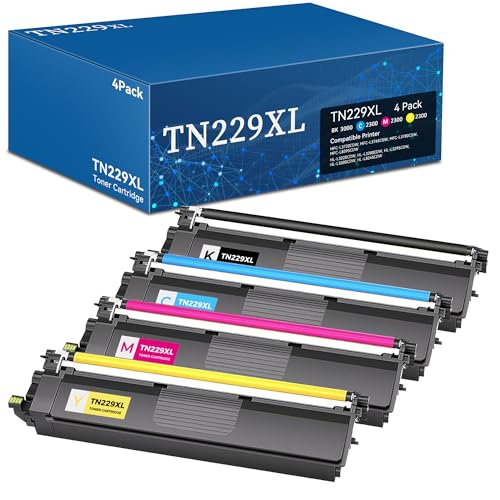 Cartouches toner TN229 TN229XL pour Brother HL-L3220CDW et MFC-L3780CDW