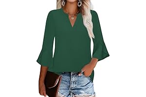 3/4 Sleeve Tops for Women Plus Size: Effortless Style with a Touch of Grace