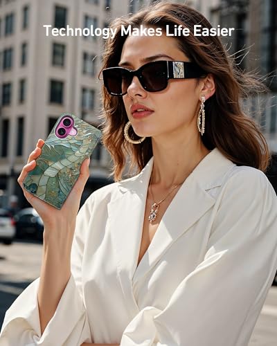 DEENAKIN for iPhone 17 Case Wallet, Card Slots Holder + Cash Clip | RFID-Blocking, Military-Grade Drop Protection & UV-Printed Artwork, Magnetic Closure with Leather Kickstand - image 6