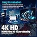 AQHH 2025 Retro Gaming Console, Retro Game Stick with 4K HDMI, Classic Video Games, Upgraded Dual 2.4G Wireless Controllers 64GB