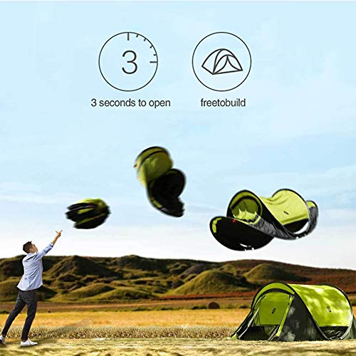 Carpa automática pop-up impermeable para 4 personas miniatura 3