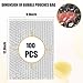 100PCS Clear Bubble Pouches Wrap Bags, 8 x 12 Inch Bubble Out Bag Pouch for Packing & Shipping, Double Layer Bubble Cushion Wrap Bags Protective Bubble Pouches Bags for Moving and Storage