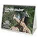 Calendrier de table 2022 Girafe - Format A5 - Coffret cadeau - Contenu : 1 calendrier, 1 carte de vœux de Noël et 1 carte de vœux (3 pièces au total)