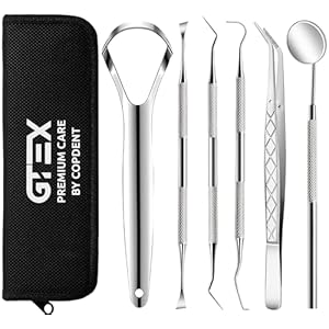 Dental Tools to Remover Plaque and Tartar – Teeth Cleaning Tools Dental Pick Tartar Remover Plaque Remover for Teeth – Dental Picks for Teeth Cleaning Kit – Limpiador De Dientes – Dentist Tools Kit