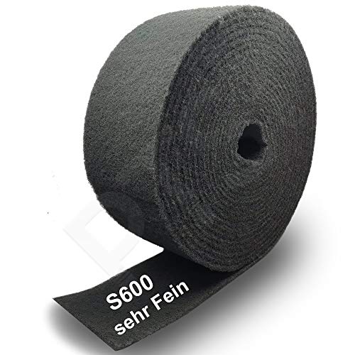 Schleifvlies Rolle 100 mm x 10 m | Vlies Rolle | Vliespads | Schleifpad | Polieren | Korn A180 - S1500 (Korn 600) Cover