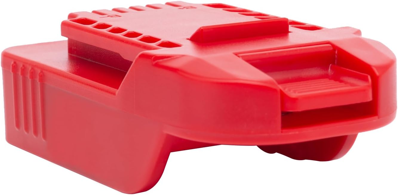 Adapter for Bauer 20v Max Cordless Tools, Compatible with De Walt & Hercules 20v Max Battery, Adapter Only, 1 Pack, Red - Image 4