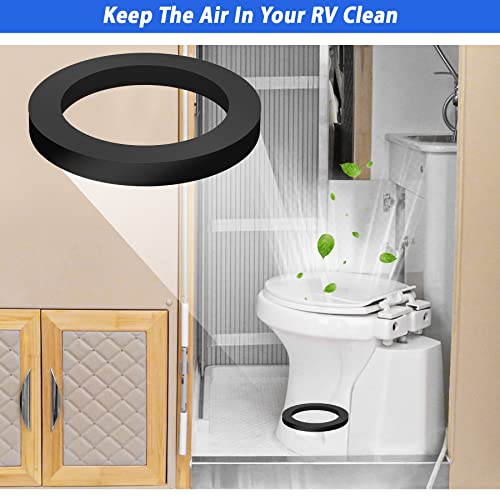 Image of RV Toilet Seal Replacement for Dometic 300 /310 /320 Toilet, RV Toilet Gasket Parts Flange Seal Kit