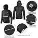 KUTOOK Chaqueta Impermeable Hombre Chubasquero Impermeable y Transpirable 10000/5000 con Capucha Incorporada...