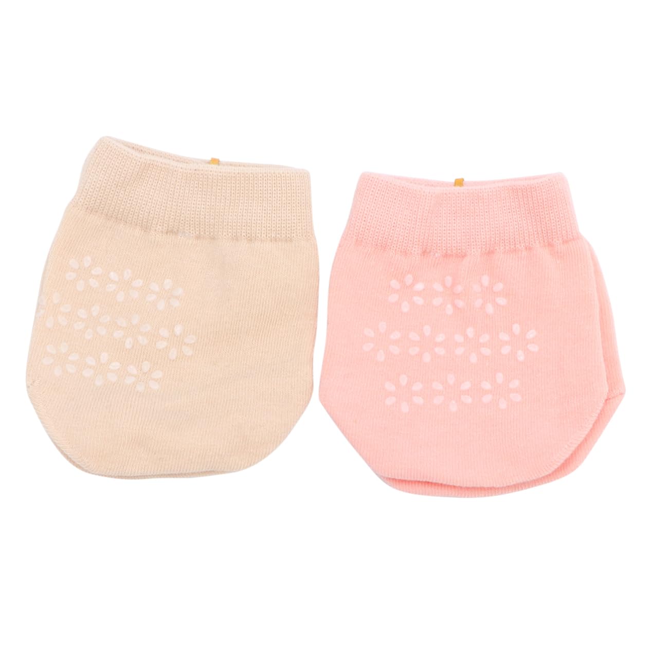 BESPORTBLE 2 Pair Invisible Women Half Palm Socks Skin Color Pink Full Finger Design for High Heeled Shoes Breathable Spandex for All Seasons Comfortable Fit