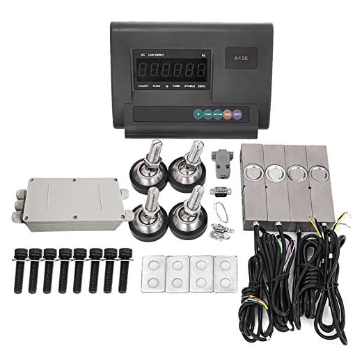 Mophorn 2.5T Livestock Scale Kit 5000LBS High Precision Indicator Floor Scale Kit Waterproof Material Animal Scale Kit for Hogs Goats Sheep Alpaca