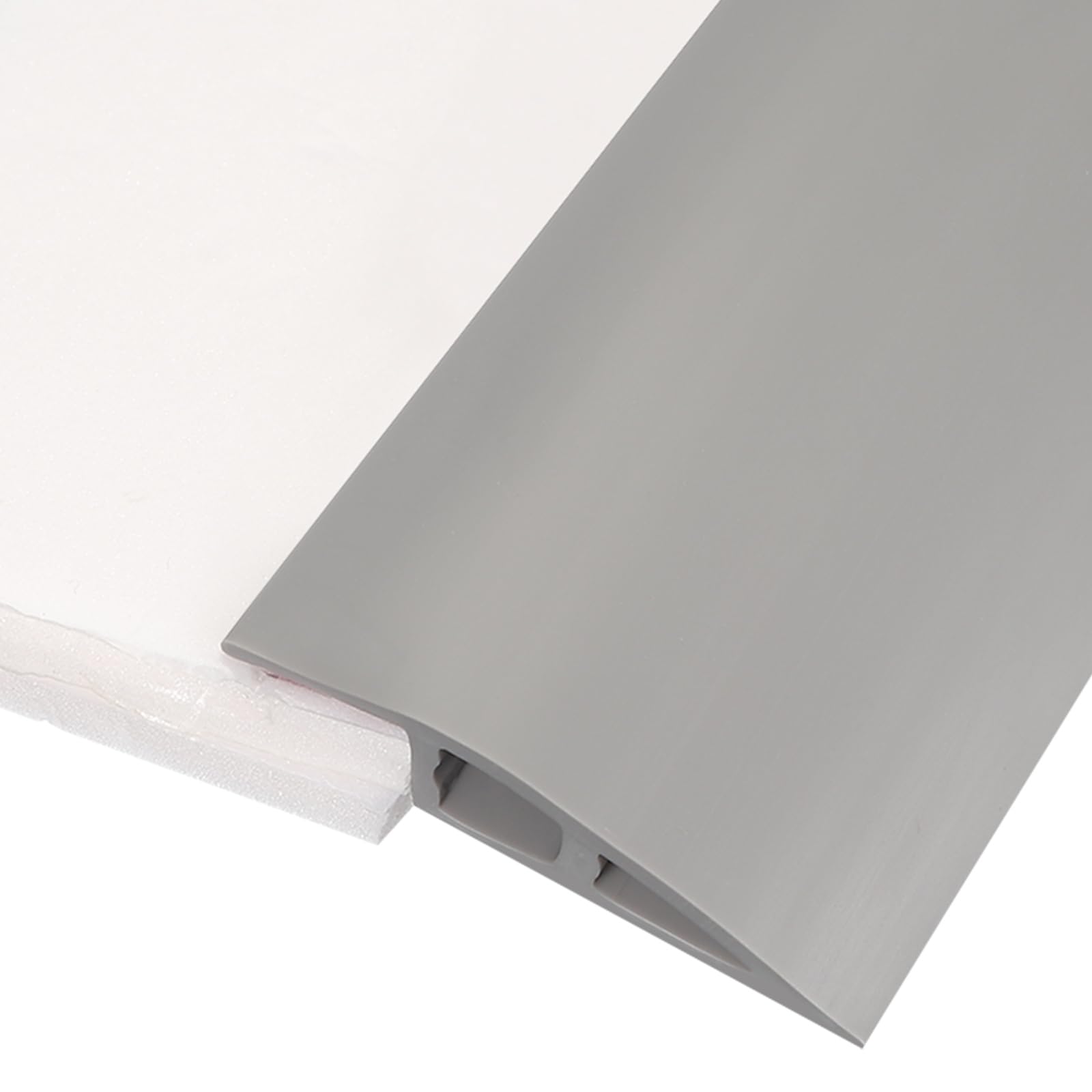 Bande de transition de sol autocollante souple pour jonction parfaite gris 2m