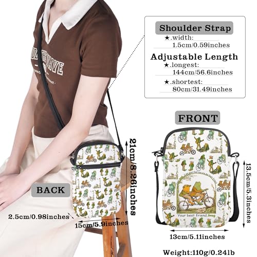 CMNIM F&T Frinedship Merch Gifts T-ad Mini Crossbody Bag With Adjustable Strap F&T Book Fans Gifts T-ad Storybook Purse4