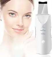 Aparelho de Peeling Esfoliante Ultrassônico Limpeza Facial Profunda Remoção de Cravos Antirrugas