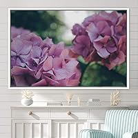 Framed Canvas Wall Art Flora Snapshot Closeup Dark Expressive Farmhouse/Country Floral Multicolor Photography Realism Single - 16x24 inches