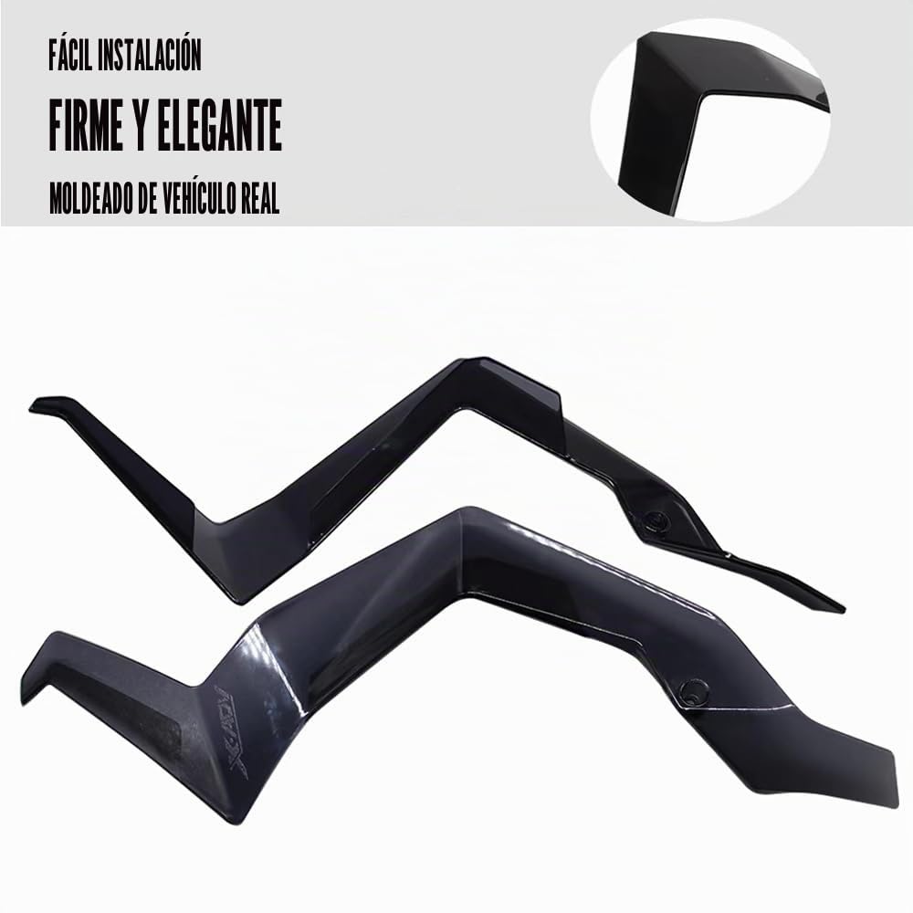 Para X-ADV 750 X ADV750 XADV 750 2025 - Nuevos accesorios para motocicletas Deflector lateral aire Protección de piernas laterales Revestimiento lateral Decoración Deflector de viento (gris)