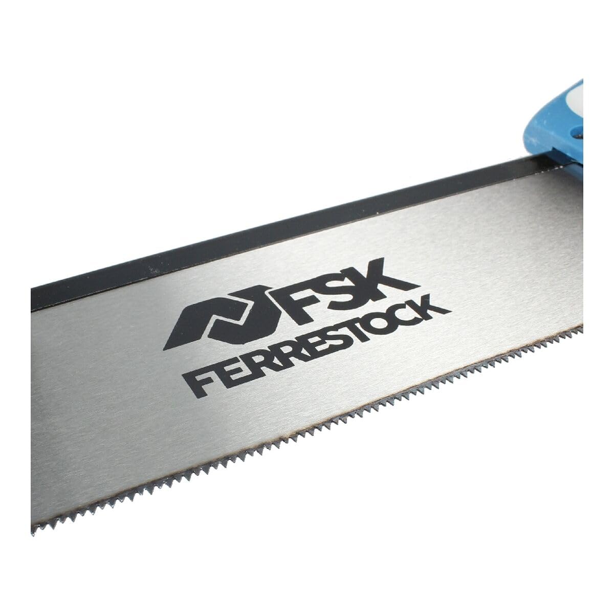 Ferrestock FSKING001 - Set di troncatrice in plastica di alta qualità, con sistema di regolazione e angoli di taglio a 90°, 45° e 22,5°, con seghetto speciale