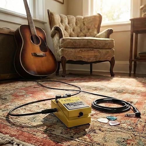 Image of Boss SD-1W Waza Craft Super Overdrive Bundle with Gearlux Instrument Cable, Patch Cable, Picks, and Austin Bazaar Polishing Cloth