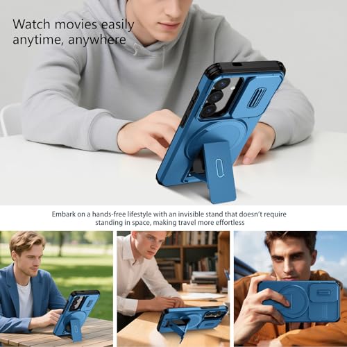 Coque Samsung S24 5G robuste avec support magnétique intégré - 5