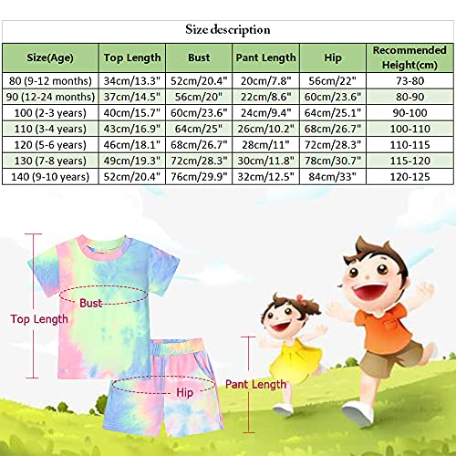 Fansu Pigiama Estivo Due Pezzi per Bambini