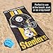 NFL Pittsburgh Steelers Fiber Beach Towel, 9lb/30 x 60