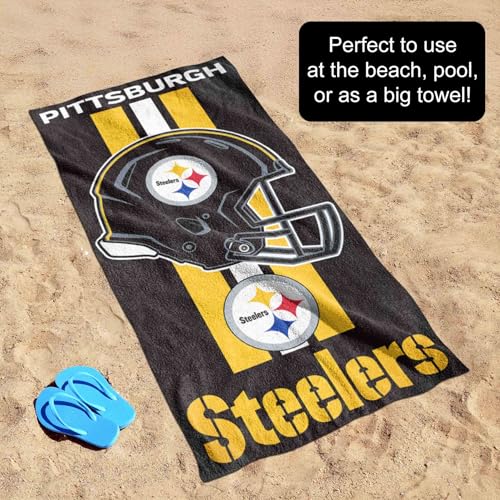 Serviette de plage NFL Wincraft en microfibre pour le bain