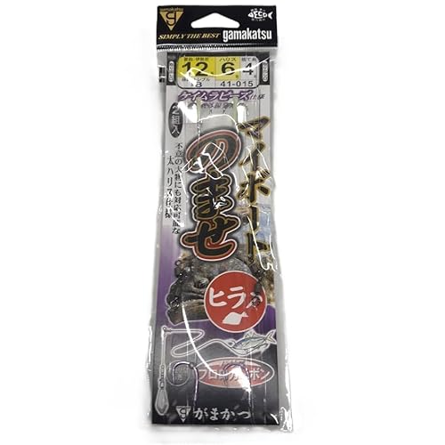 がまかつ(Gamakatsu) マイボート のませ仕掛 シリーズ ヒラメ リアルケイムラ &シルバー 12-6号 41-015