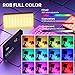 ULANZI PL-01 RGB Video Light, Portable RGB Camera Light with 4000mAh Battery, 360° Color 20 Light Effects, CRI≥95 2500-9000K LED Panel DSLR Photography Lighting for YouTube, Video Conference, Vlogging
