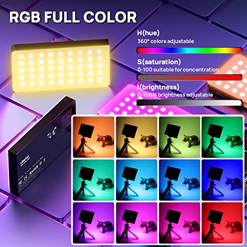 Panel LED IRC 95 Ulanzi PL-01 foco fotográfico con color 360 grados 2