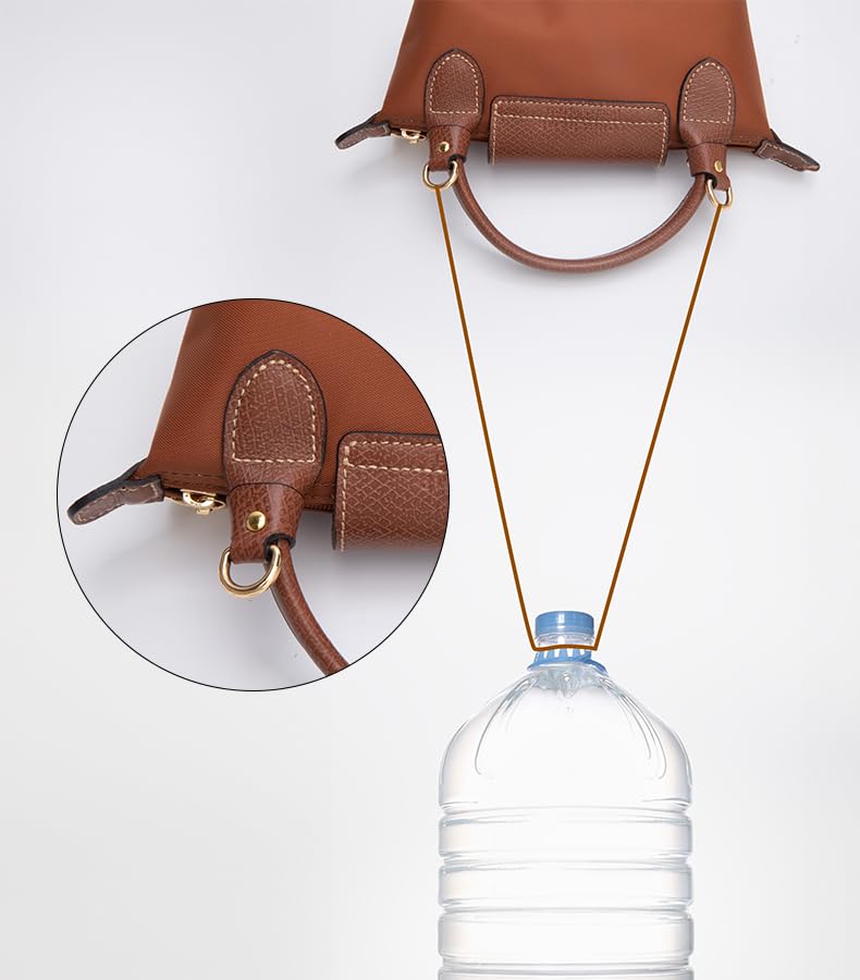 Image of Vachetta Leather Purse Strap Replacement for Longchamp Strap Kit