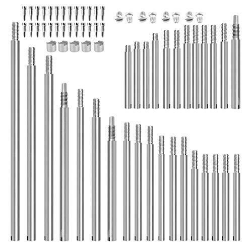 JVSISM 69Pcs/Set Bassoon Repair Tool Parts Screws + Bassoon Key Shaft Kit DIY Tool Woodwind Instrument Accessories