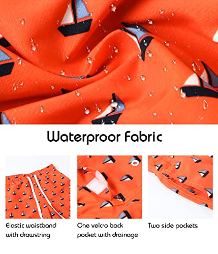 Rolimaka 3 Pack Boy's Swim Trunks Kid Board Shorts With Mesh Lining Youth Swimwear 10 12 #TOP4