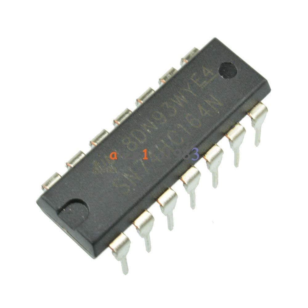 GURU ELECTRONICS 5PCS 74HC164 SN74HC164N TI IC 8-BIT SHIFT REGISTER DIP 14 Parallel-Out New-image-7