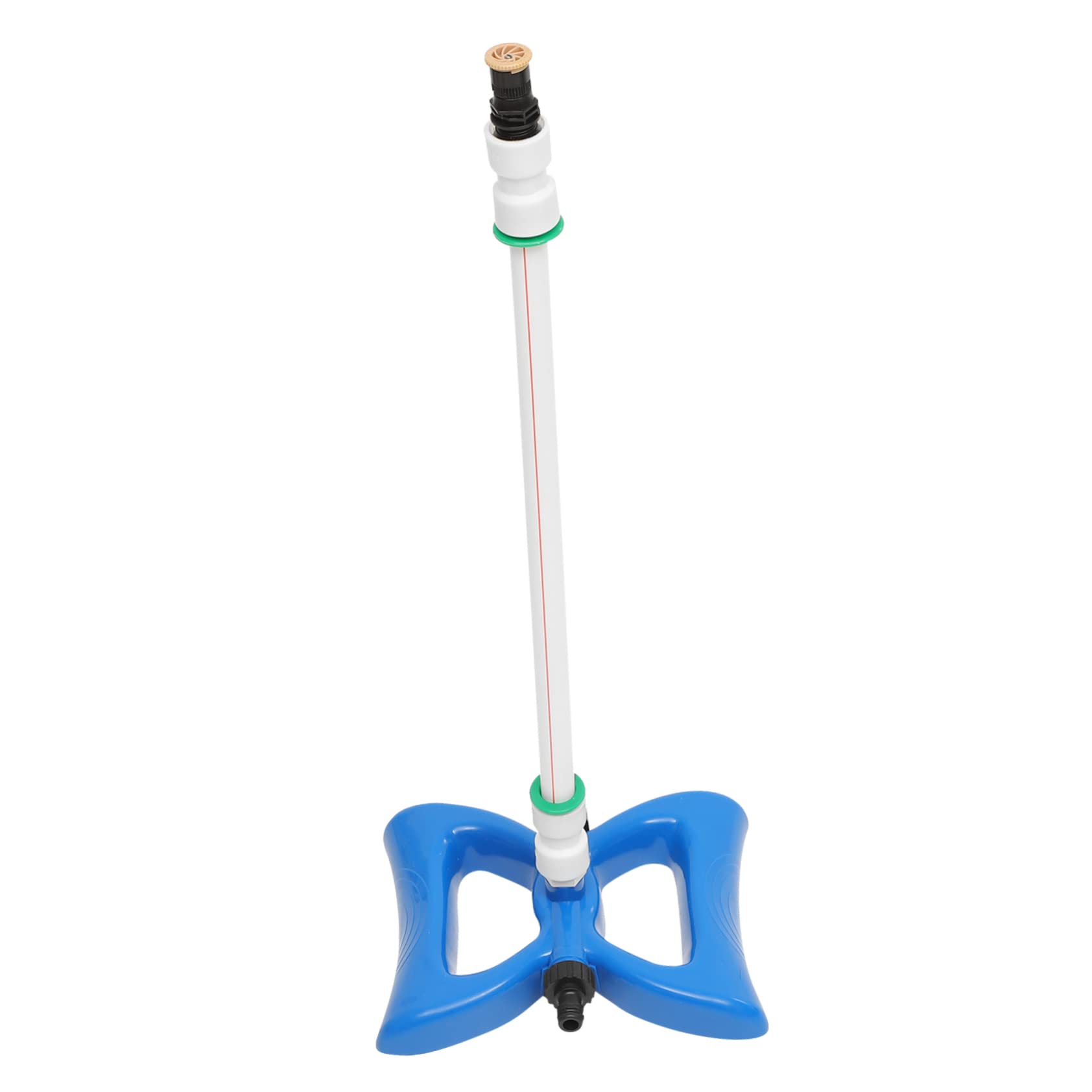 Arroseur de Jardin Rotatif Automatique 360° en Plastique Bleu