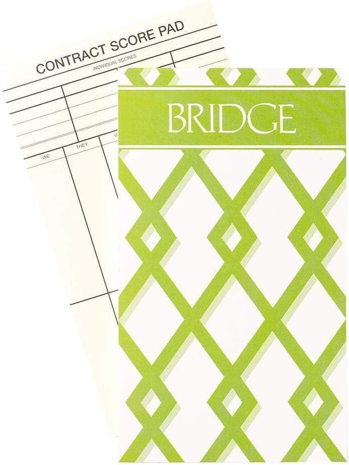 Caspari Entertaining Bridge Playing Card Gift Set, Trellis
