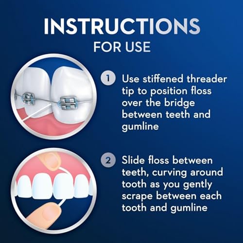 Oral-B Threader Floss 30 Count: 6 Envelopes of 5 Threaders (Pack of 3) - Thumbnail 4