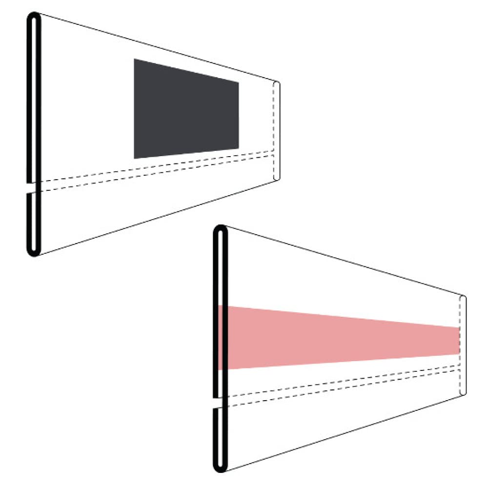 Krog Etikettenhalter magnetisch mit geschlossener Vorderseite, 210 x 75 mm, 50 Stück Klar