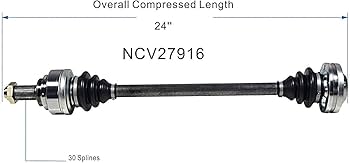 Amazon.com: GSP NCV27916 CV Axle Shaft Assembly - Left Rear