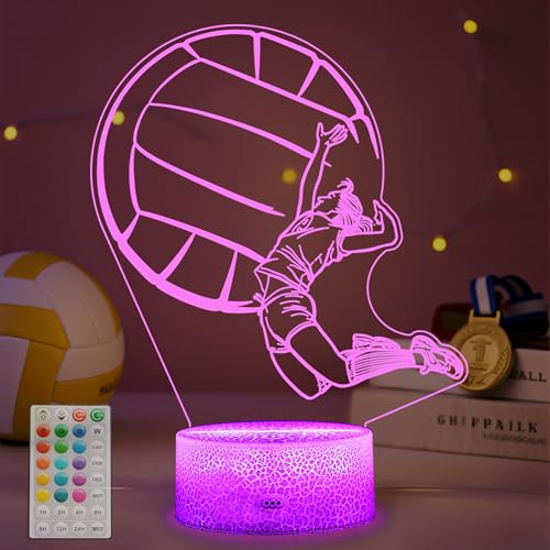 Volleyball 3D LED Night Light