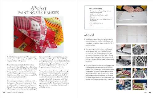 Hand-Painted Textiles: A Practical Guide to the Art of Painting on Fabric