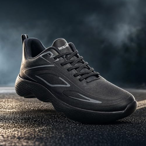 Image of Liberty LEAP7X ACTO221 Sports Shoes for Men, Memory Foam, Knit-Mesh Upper