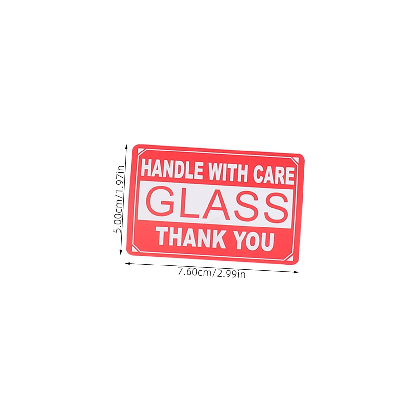 DOITOOL Self-Adhesive Fragile Stickers 1 Roll Warning Labels for Moving Shipping