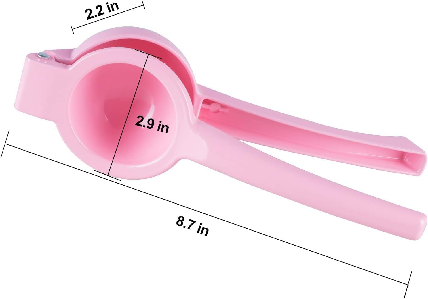Metal Manual Citrus Lemon Lime Squeezer Juicer, Fruit Juicer, Metal, Kitchen Tool (Pink)